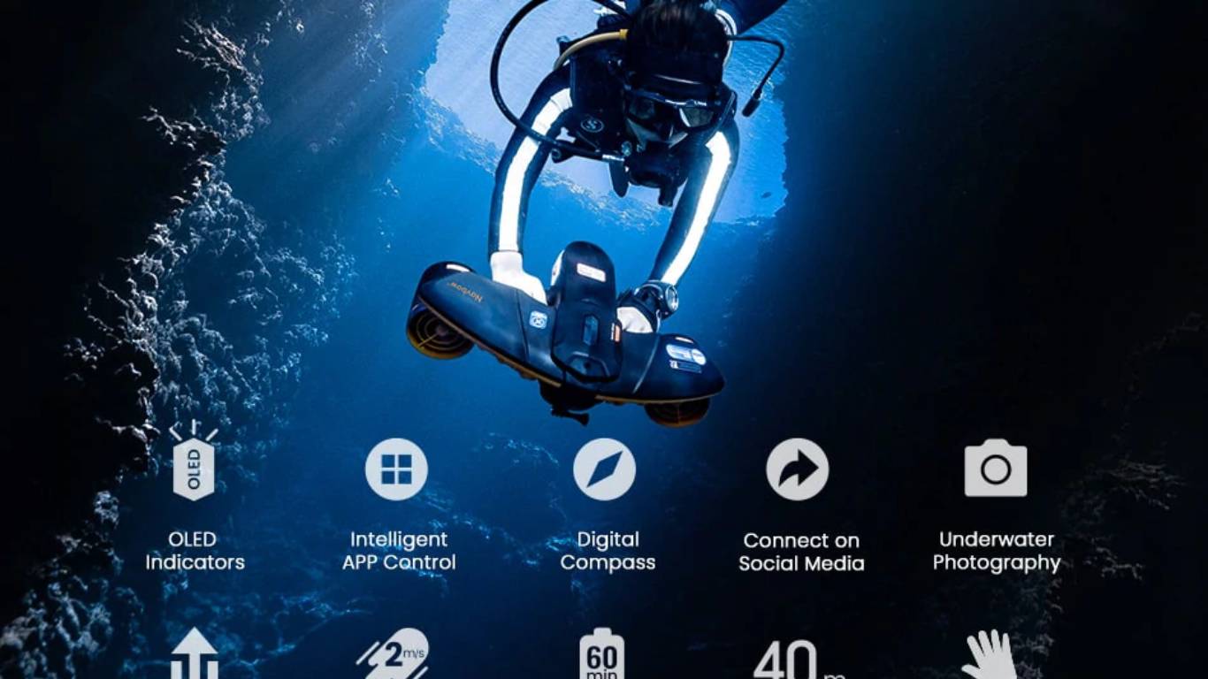 WhiteShark Navbow+ Underwater Scooter distributor - Navnit Marines in Mumbai